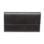 Unisex Epi Leather International Wallet // Black // Pre-Owned