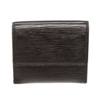 Men's Epi Leather Elise Wallet // Black // Pre-Owned