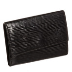 Men's Epi Leather 6 Key Holder // Black // Pre-Owned