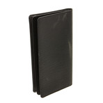 Unisex Checkbook Wallet // Black // Pre-Owned