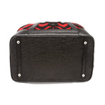 Unisex Grimaud Vail Blanket Luggage Canvas Travel Bag // Black + Red // Pre-Owned