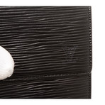 Men's Epi Leather Elise Wallet // Black // Pre-Owned