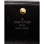 Unisex Epi Leather International Wallet // Black // Pre-Owned