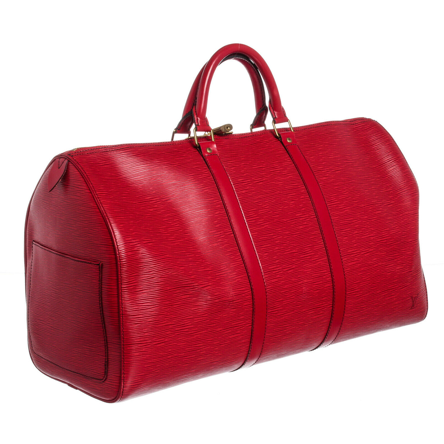 Unisex Epi Leather Keepall Duffle Bag Luggage // Red // Pre-Owned - Louis Vuitton - Touch of Modern