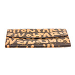 Women's Monogram Canvas Leather Stephen Sprouse Graffiti Sarah Wallet // Brown + Tan // Pre-Owned