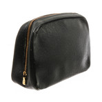 Men's Leather Dopp Kit // Green // Pre-Owned