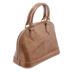 Women's Vernis Canvas Leather Alma BB Bag // Beige // Pre-Owned