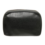 Men's Leather Dopp Kit // Green // Pre-Owned