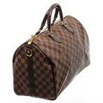 Women's Damier Ebene Speedy Bandouliere 35 cm Bag // Brown // Pre-Owned