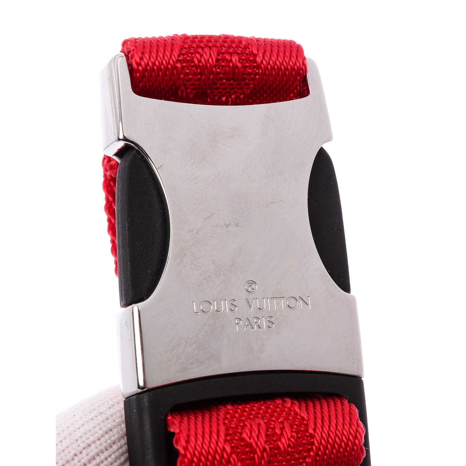 louis vuitton x supreme bumbag epi red