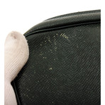 Men's Leather Dopp Kit // Green // Pre-Owned