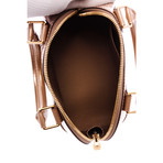 Women's Vernis Canvas Leather Alma BB Bag // Beige // Pre-Owned