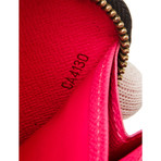 Women's Monogram Canvas Leather Zippy Wallet // Black + Multicolor // Pre-Owned