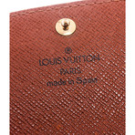 Men's Monogram Canvas Leather Porte-Monnaie Tresor Wallet // Brown // Pre-Owned
