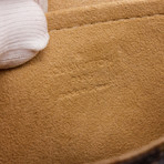 Women's Monogram Canvas Leather Twin GM Clutch Shoulder Bag // Brown + Tan // Pre-Owned