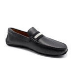 Men's Leather Driver Shoes V1 // Black (US: 9)