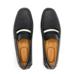 Men's Leather Driver Shoes V1 // Black (US: 7)
