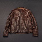 Lucca Leather Jacket // Brown (Euro: 56)
