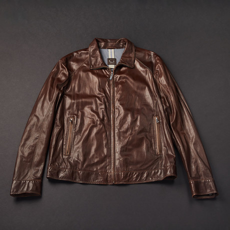 Lucca Leather Jacket // Brown (Euro: 50)