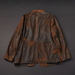 Pisa Leather Jacket // Cognac (Euro: 50)