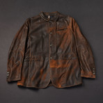 Pisa Leather Jacket // Cognac (Euro: 50)