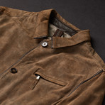 Bergamo Leather Jacket // Brown (Euro: 56)