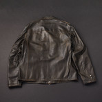 Como Leather Jacket // Brown (Euro: 50)