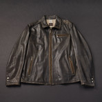 Como Leather Jacket // Brown (Euro: 50)