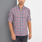 Dick Button-Up Shirt // Burgundy (Large)