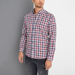 Dick Button-Up Shirt // Burgundy (Medium)