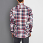 Dick Button-Up Shirt // Burgundy (XX-Large)