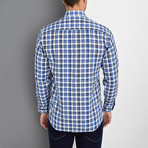 Dick Button-Up Shirt // Sax (X-Large)