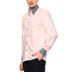 Daniel Button-Up Shirt // Pink (Small)