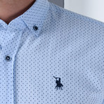 Joey Button-Up Shirt // Blue (Medium)