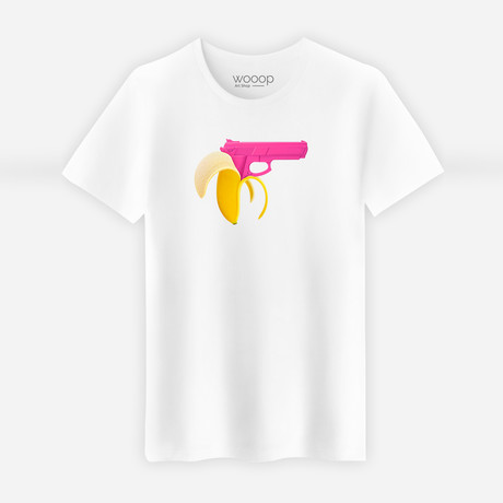 Banana Gun T-Shirt // White (S)