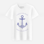 Smooth Sea T-Shirt // White (S)