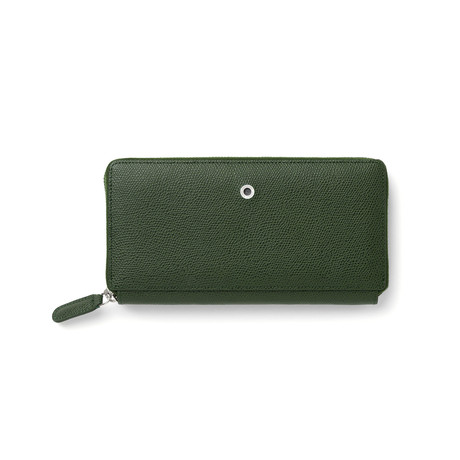 Graf von Faber-Castell Ladies Leather Wallet (Olive Green)
