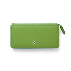 Graf von Faber-Castell Ladies Leather Wallet (Olive Green)