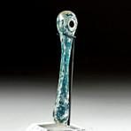 Roman Glass Teardrop-Shaped Pendant