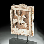 Thracian Stone Relief Panel - Horse and Rider