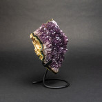 Amethyst Cluster v.2 + Custom Metal Display Stand // 8"