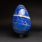 Huge Lapis Lazuli Egg + Acrylic Display Stand