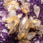 Amethyst + Calcite Crystal Cluster