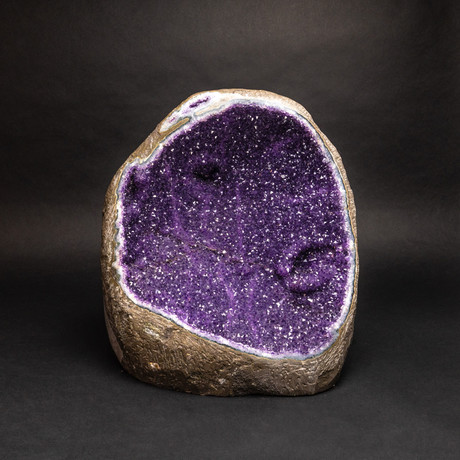 Genuine Amethyst Clustered Geode