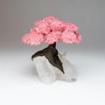 The Tree of Light // Genuine Rose Quartz Tree + Clear Quartz Matrix // X-Large