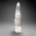 Natural Cats-Eye Selenite Tower