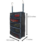 The Super PACK // Suitcase and Luggage Organizer + Zipper Closures // Black