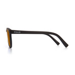 ST Round Polarized Sunglasses // Gold Mirror Lumolux