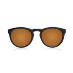 ST Round Polarized Sunglasses // Gold Mirror Lumolux