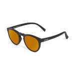 ST Round Polarized Sunglasses // Gold Mirror Lumolux